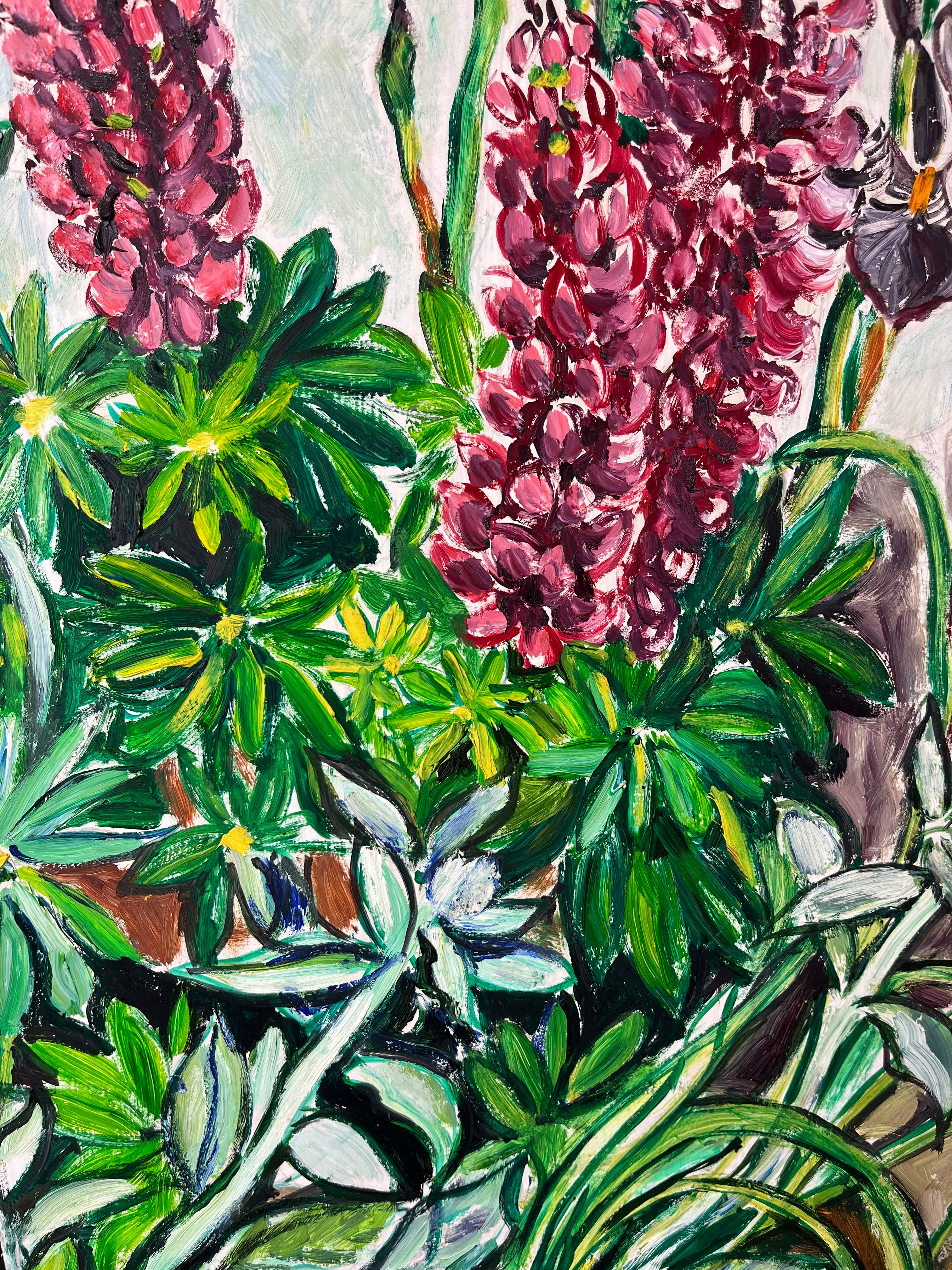 Irises & Lupins