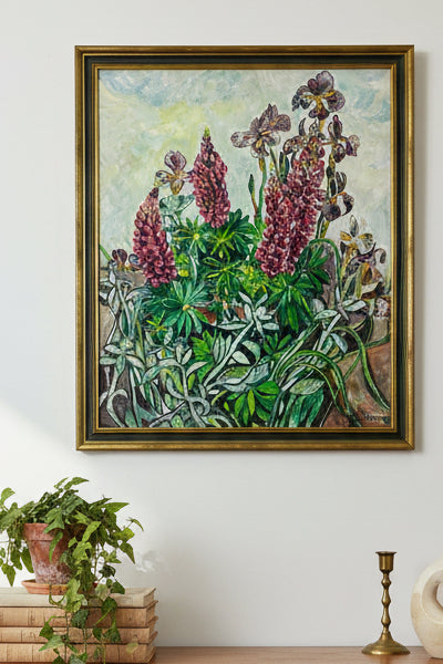 Irises & Lupins