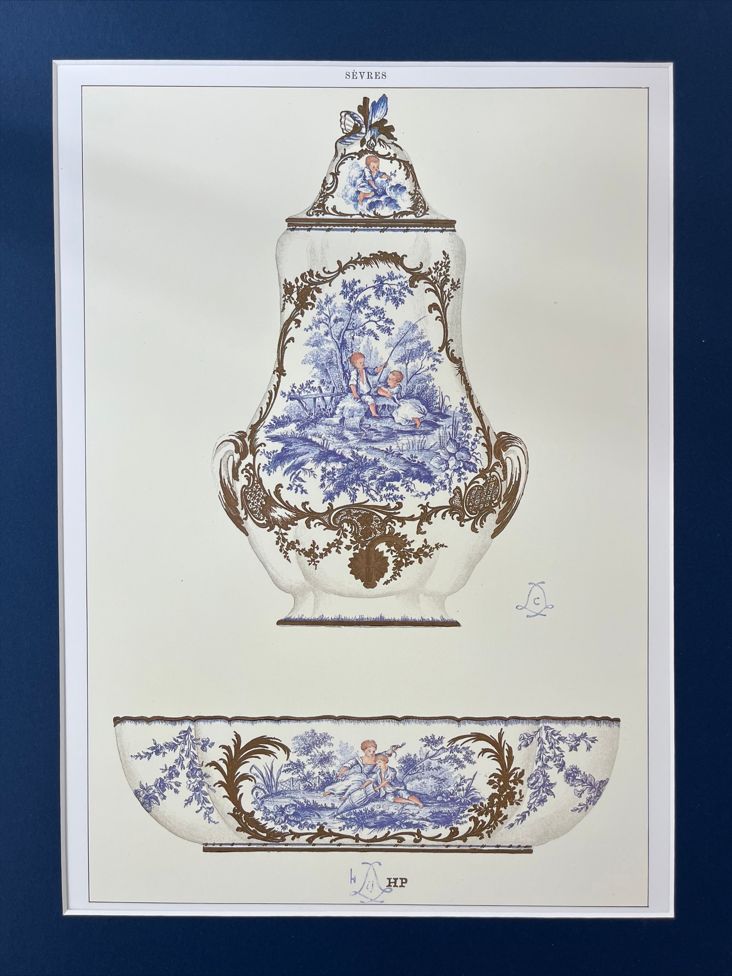 Sèvres Porcelain print