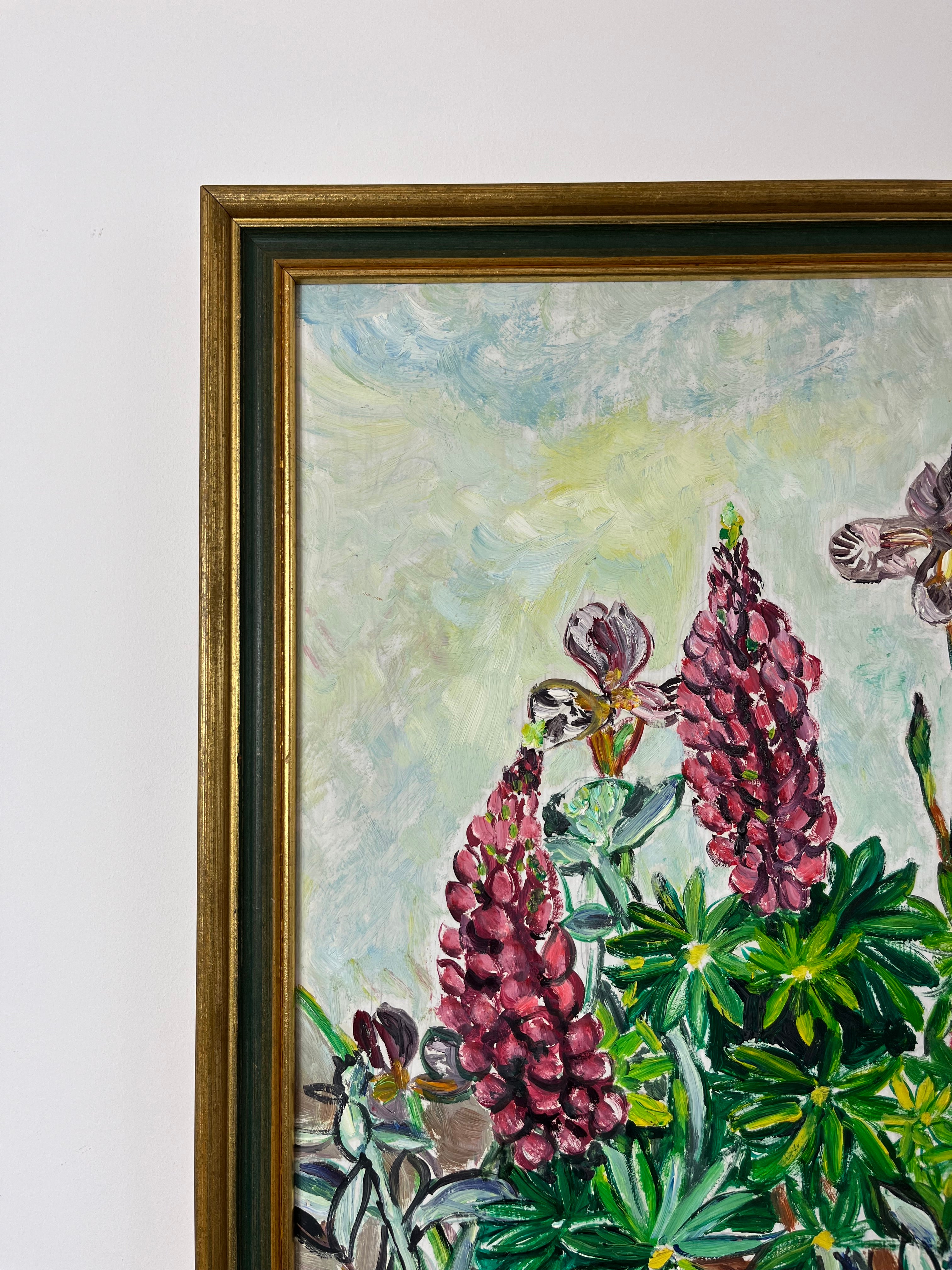 Irises & Lupins
