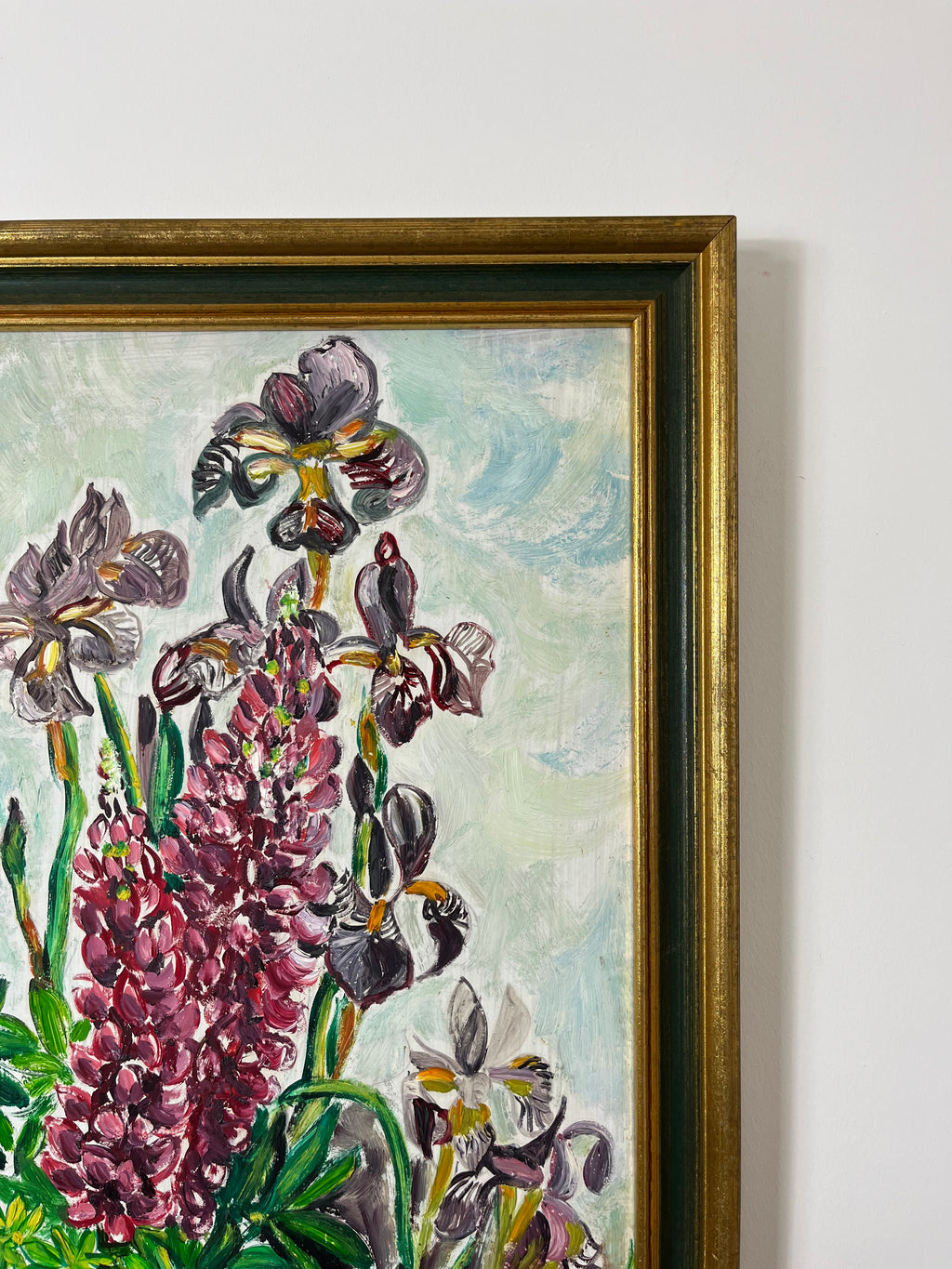 Irises & Lupins