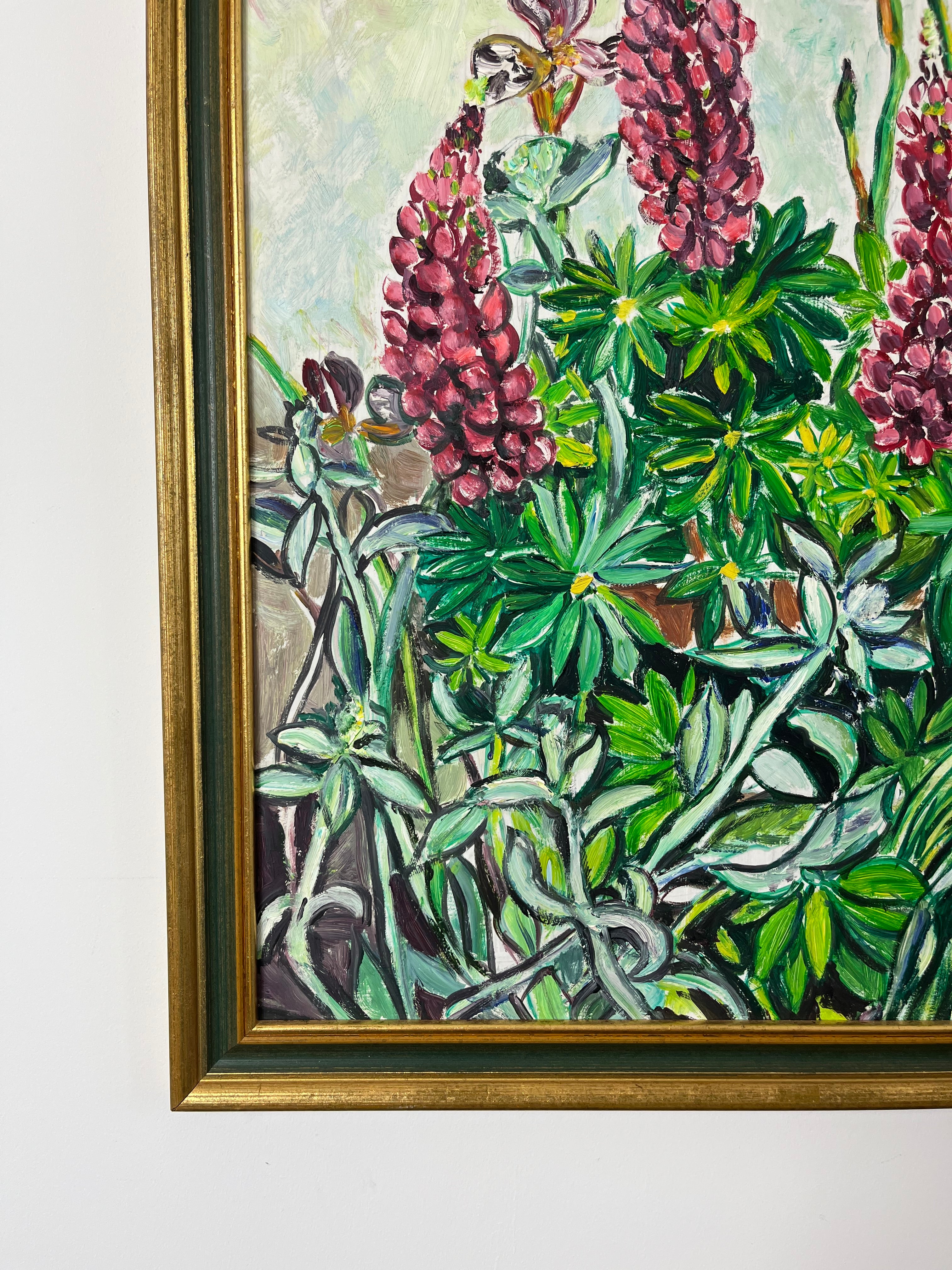 Irises & Lupins