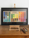 Lefranc Paris Vintage Gouache Colour Chart